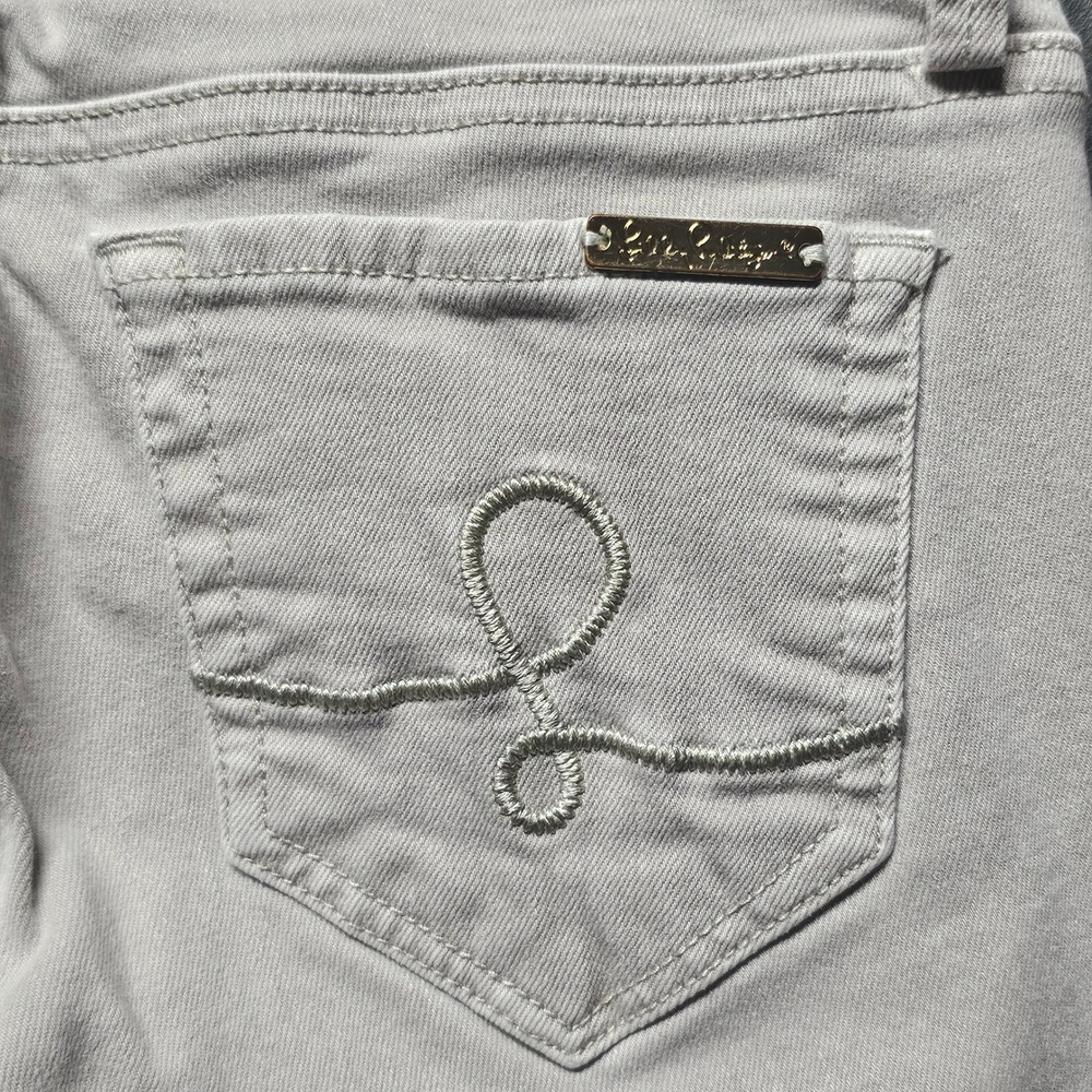 Lilly Pulitzer South Ocean Skinny Pants Beige Low Rise Size 0 24872 Mens